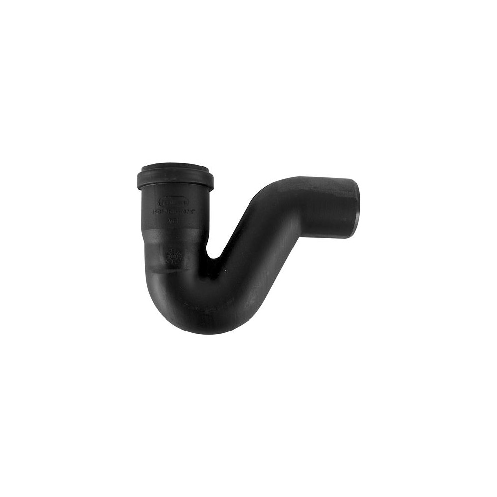 Produktbild för PURUS MaxiFlex Ø75 mm självrensande P-vattenlås 85° i PP-pla...