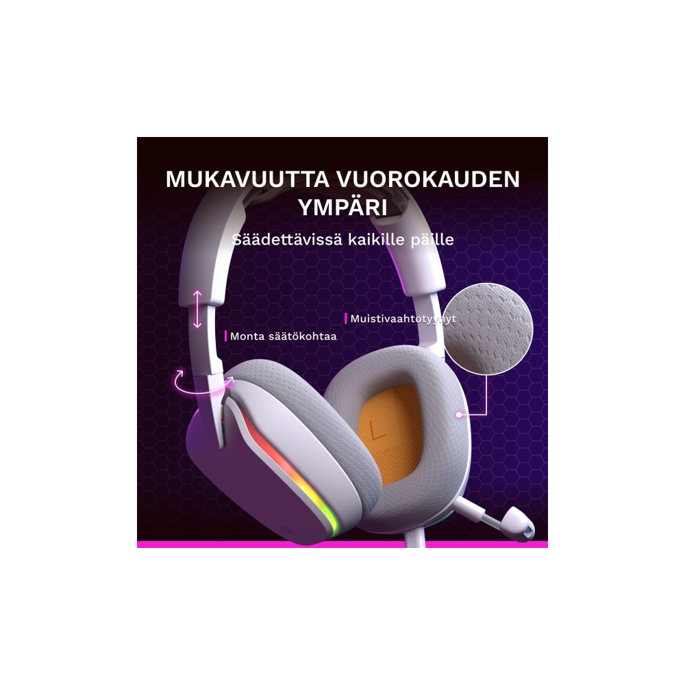Produktbild för Glorious Gaming Glorious GHS Eternal RGB – RGB-stereoheadset...
