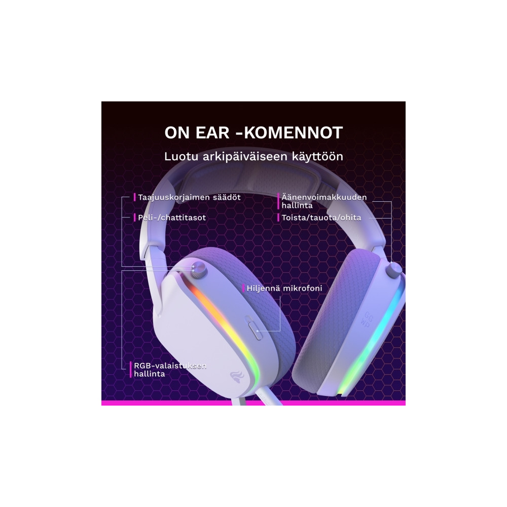Produktbild för Glorious Gaming Glorious GHS Eternal RGB – RGB-stereoheadset...