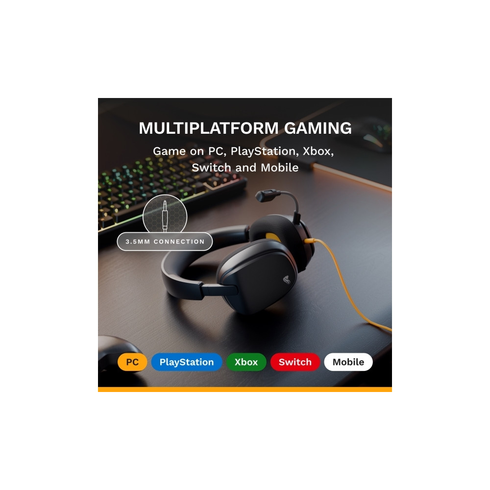 Produktbild för Glorious Gaming Glorious GHS Eternal – stereoheadset för gam...