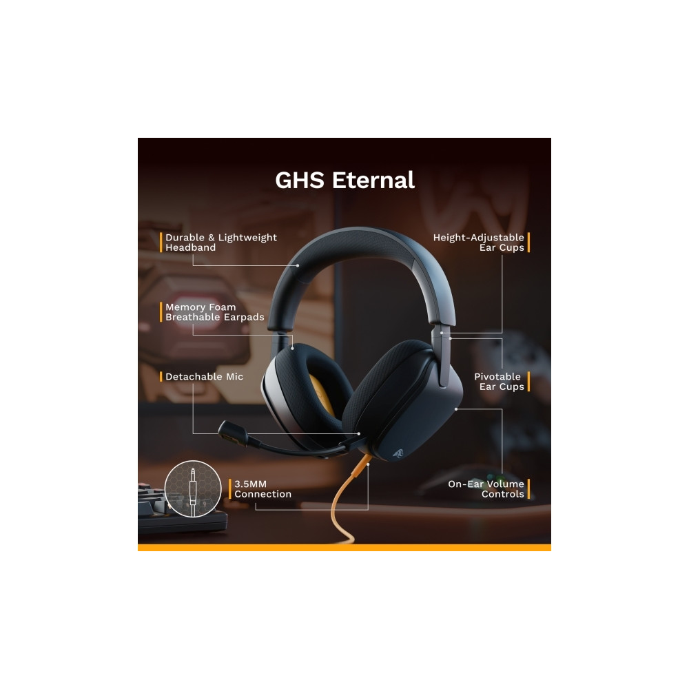 Produktbild för Glorious Gaming Glorious GHS Eternal – stereoheadset för gam...