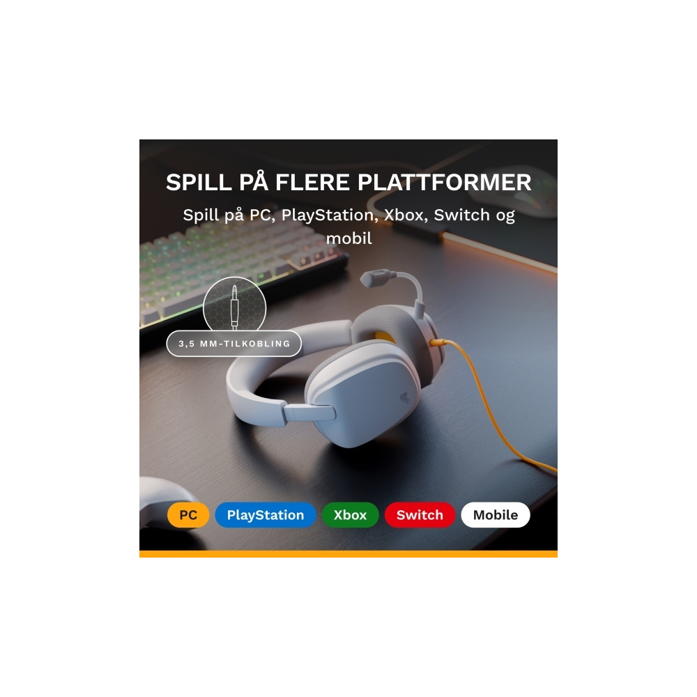 Produktbild för Glorious Gaming Glorious GHS Eternal – stereoheadset för gam...