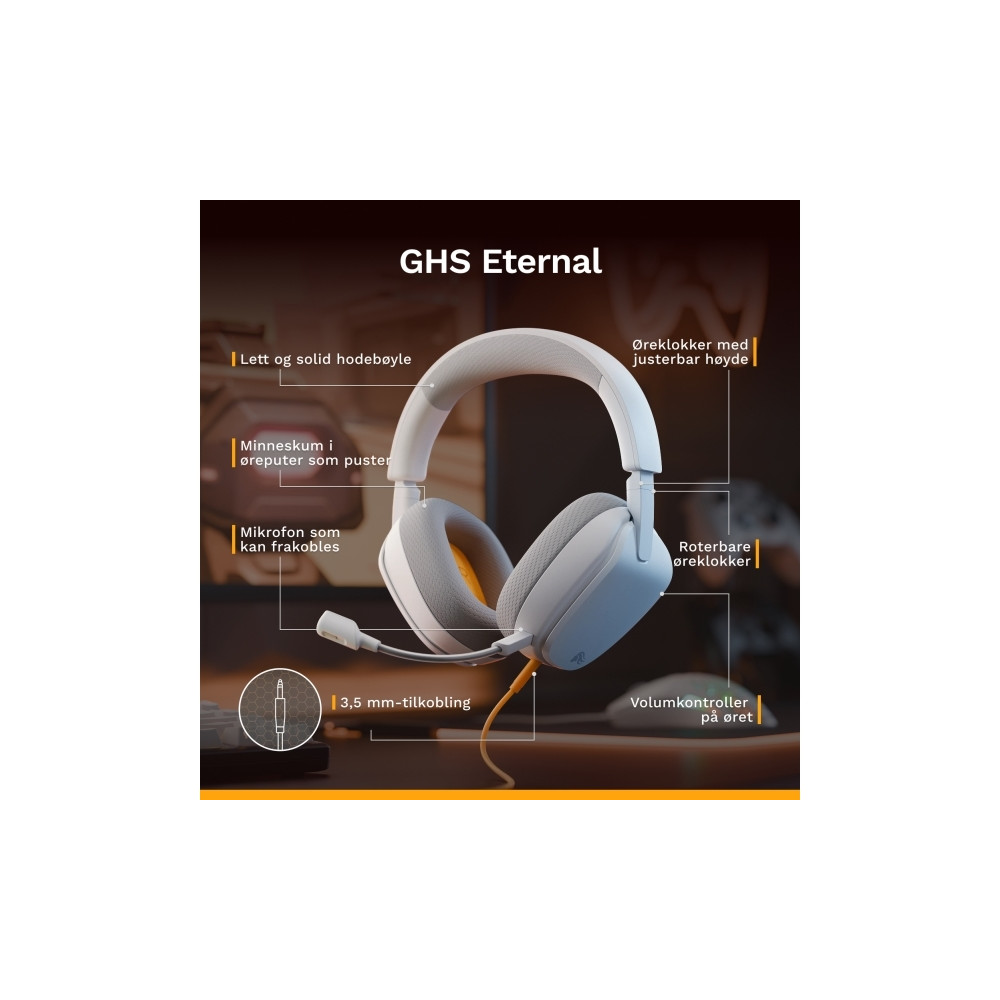 Produktbild för Glorious Gaming Glorious GHS Eternal – stereoheadset för gam...