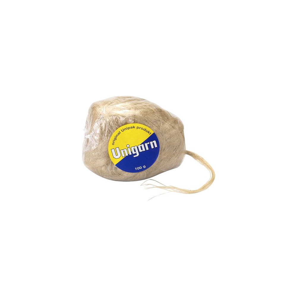 Produktbild för Unigarn 100 g snörrulle för tätning av gängade skarvar med U...