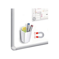 Produktbild för PBS Connect magnetkopp till skrivbord pro gloss vit 95x75x75...