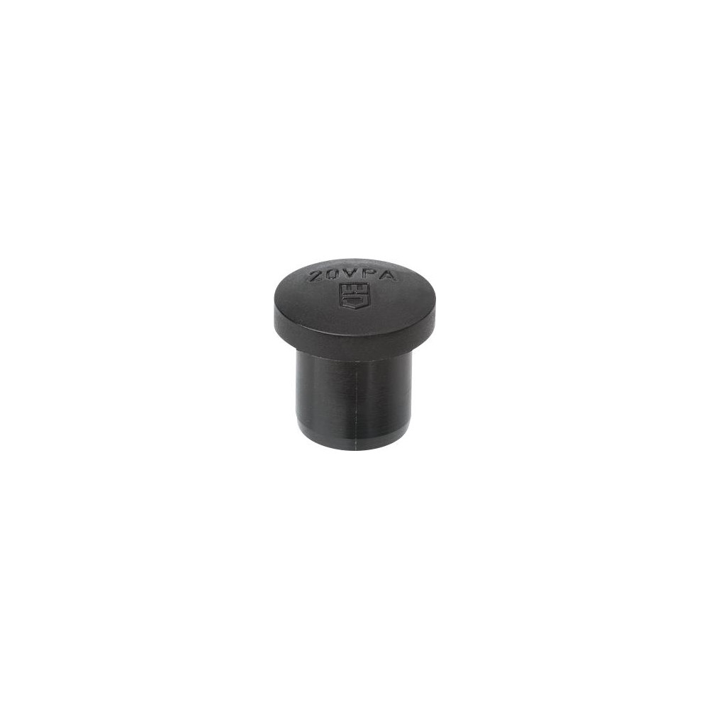 Produktbild för JACOB blindplugg för M20 Ø12 mm IP68 polyamid, svart RAL 900...
