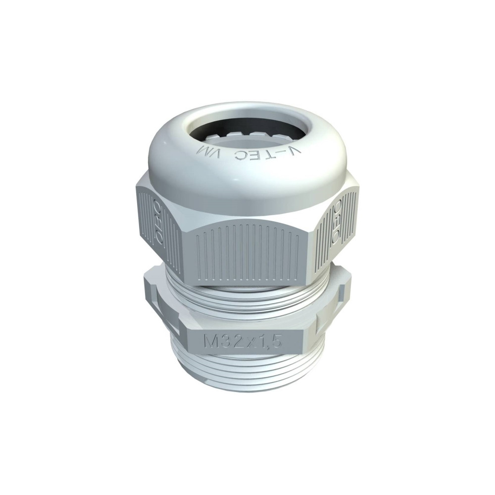Produktbild för OBO Bettermann 2022866 kabelgenomföring 1,5 mm plast PA ljus...
