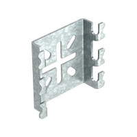 Produktbild för OBO monteringsplåt 65x68 mm för gallerkabelstege varmförzink...