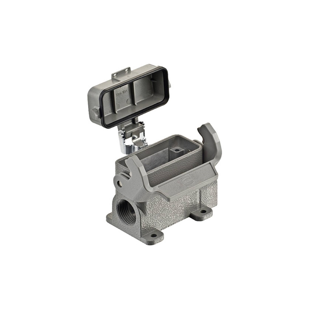 Produktbild för HARTING sockelhylsa med lock 2xM20, hussstorlek 16 A (443201...