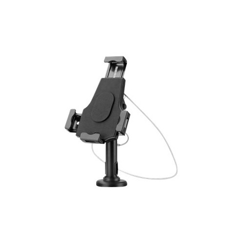 Manhattan Manhattan iPad & Tablet Desk Stand, Lockable, Wall Mountable, Secure Anti-Theft, 7.9" to 10.5" tablets, 360° Rotation, +/- 70° Tilt, 330° Swivel, Black, Lifetime Warranty, Retail Boxed - secure table stand / wall mount för surfplatta