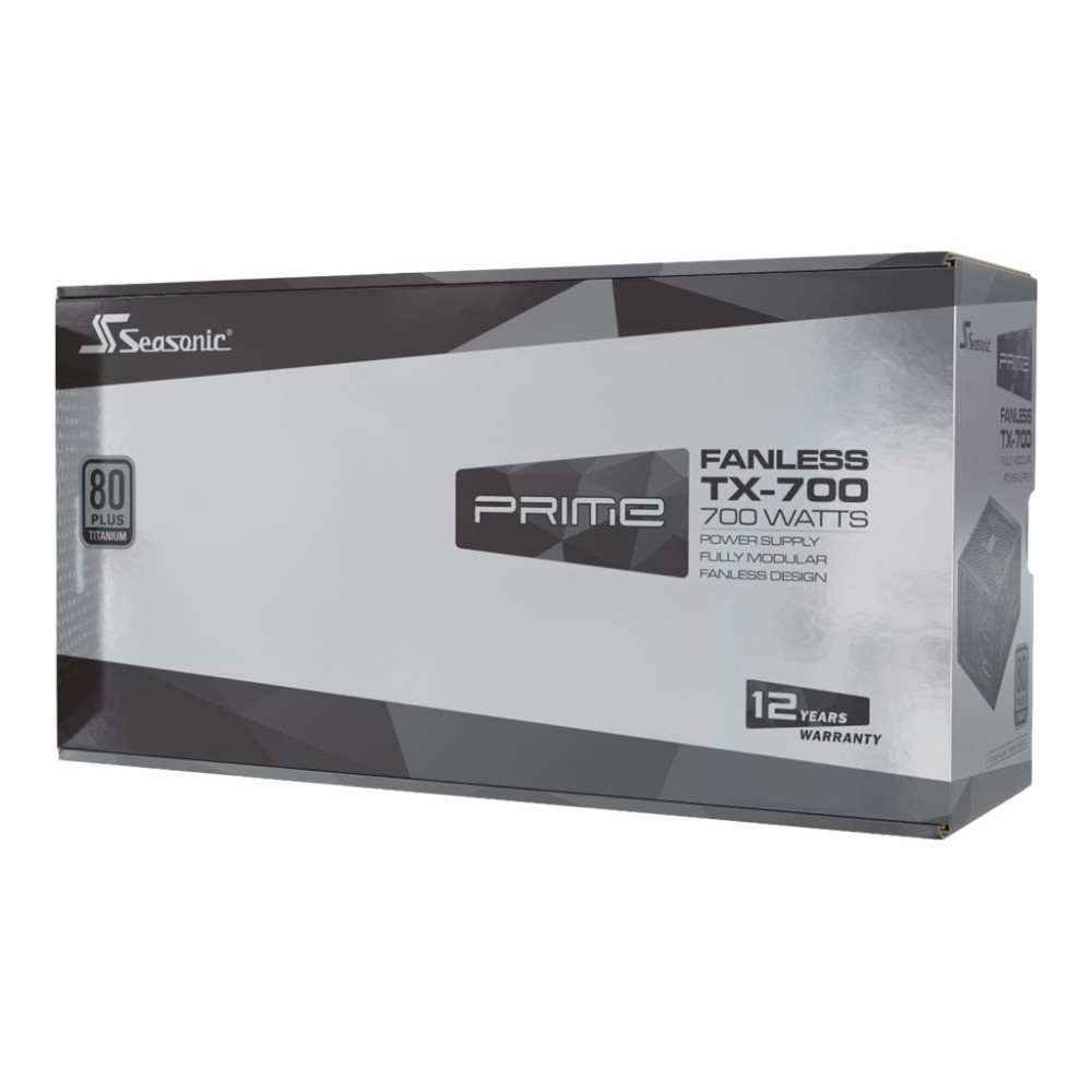 Produktbild för Seasonic PRIME Fanless TX 700 - nätaggregat - 700 Watt