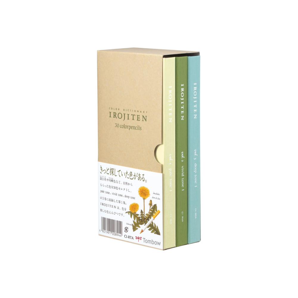 Produktbild för Farveblyanter Tombow Irojiten Rainforest med 30 stk. ass. fa...