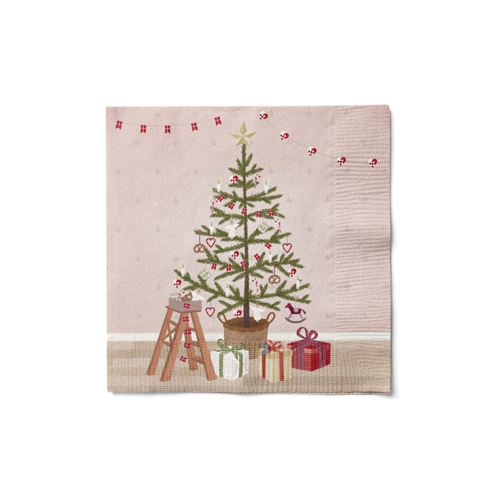 Produktbild för Det Gamle Apotek Servietter, h 33cm, b 33cm, 20/pkk/pkk, pin...