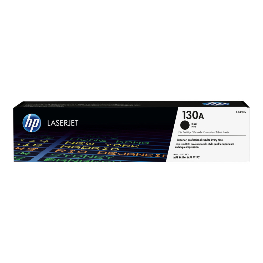 Produktbild för HP 130A - svart - original - LaserJet - tonerkassett (CF350A)