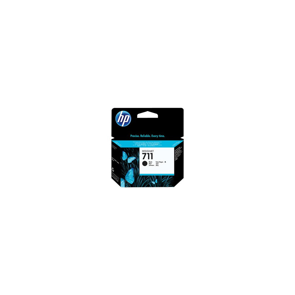 Produktbild för HP 711 - svart - original - bläckpatron