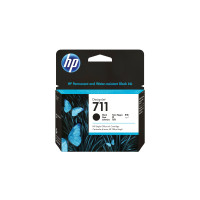 Produktbild för HP 711 - svart - original - bläckpatron