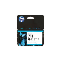 Produktbild för HP 711 - svart - original - DesignJet - bläckpatron