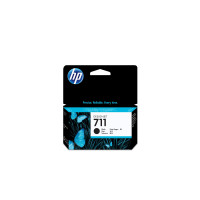 Produktbild för HP 711 - svart - original - DesignJet - bläckpatron