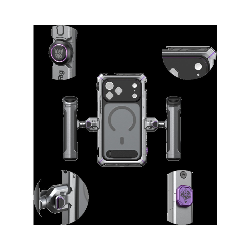Produktbild för SmallRig 5584 Megatron Edition Mobile Dual Handheld Kit for iPhone 17 Pro Max (Öppnad)