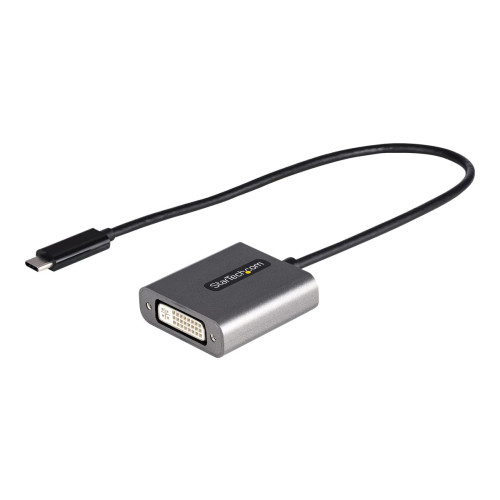 StarTech.com USB C to DVI Adapter, 1920x1200p, USB-C to DVI-D Adapter, USB Type C to DVI Monitor, Video Converter, Thunderbolt 3 Compatible, USB-C to