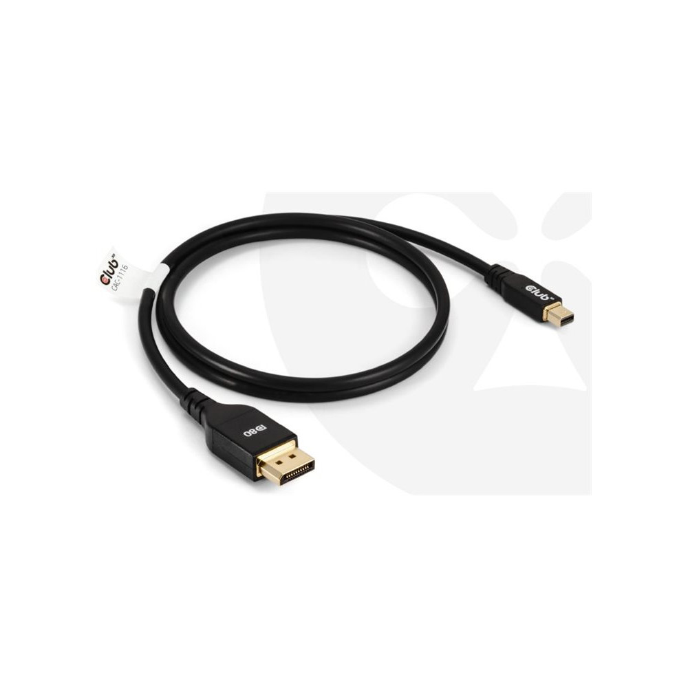 Produktbild för Club 3D CAC-1116 - DisplayPort-kabel - Mini DisplayPort till DisplayPort - 1 m