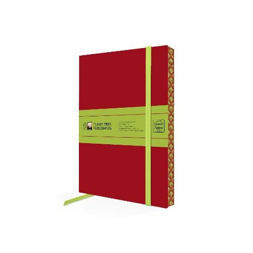 Flame Tree Publishing Ruby Red Artisan Paperback Notebook (bok, eng)