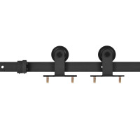 Produktbild för Skjutdörr Naturlig 90 x 208 cm Massiv furu