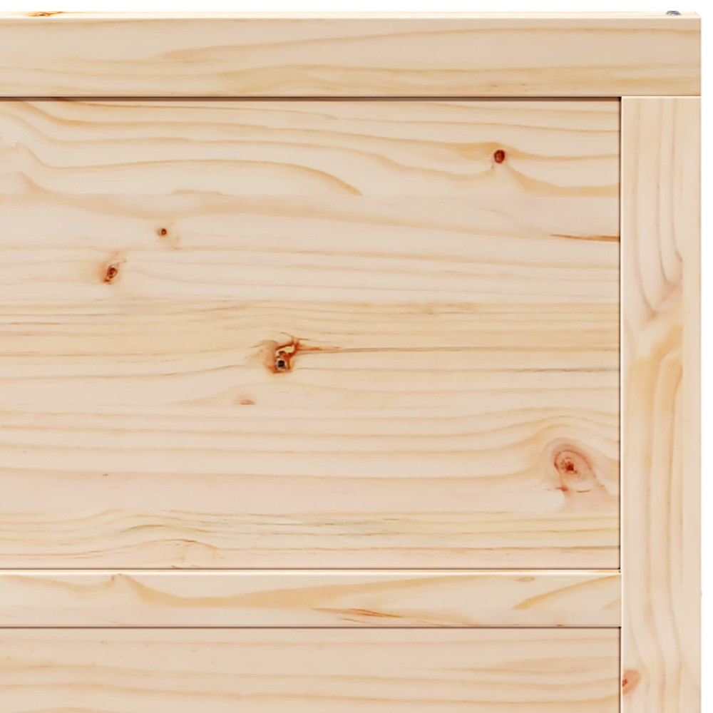 Produktbild för Skjutdörr Naturlig 100 x 208 cm Massiv furu