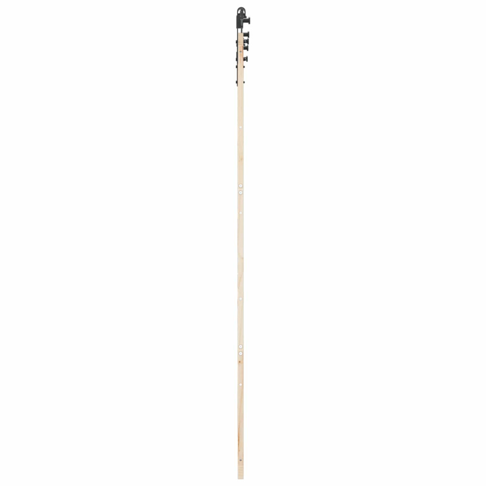 Produktbild för Skjutdörr Naturlig 90 x 208 cm Massiv furu