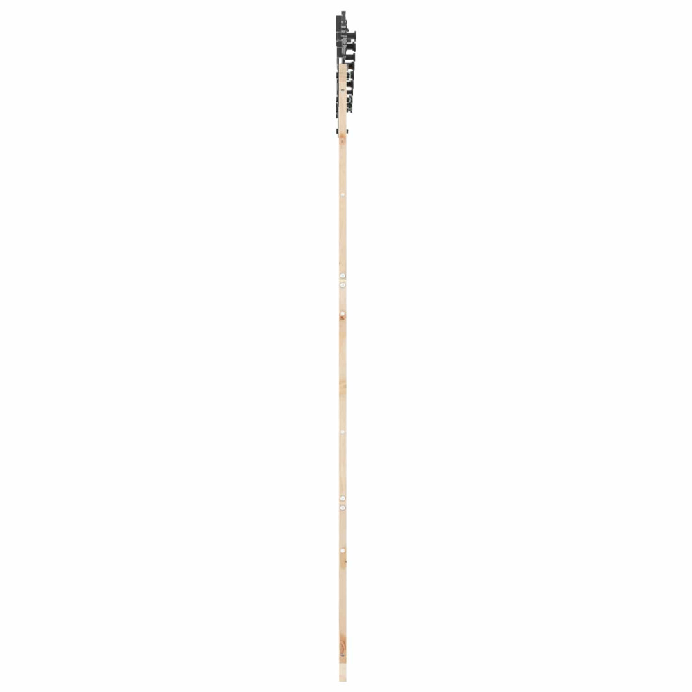 Produktbild för Skjutdörr Naturlig 80 x 208 cm Massiv furu
