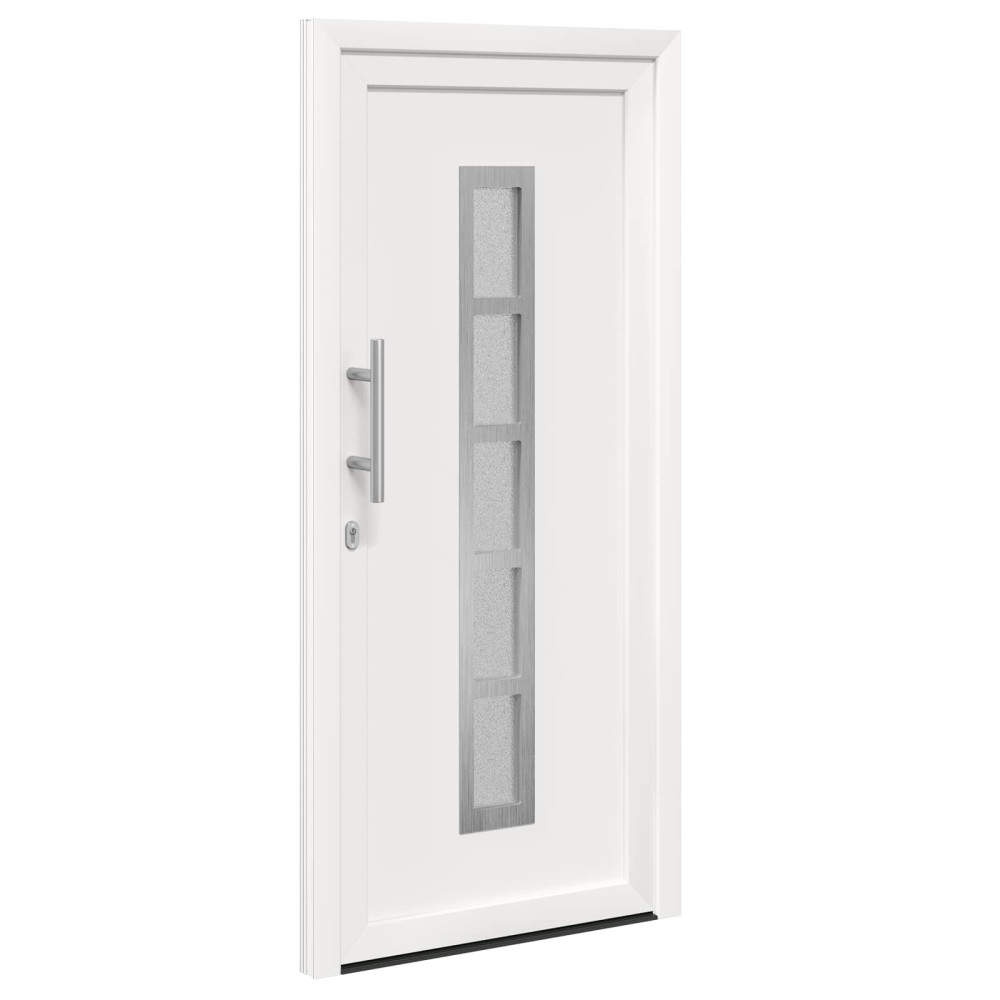 Produktbild för Framdörr Vit 88 x 200 cm PVC