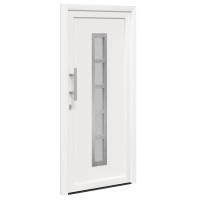 Produktbild för Framdörr Vit 88 x 200 cm PVC