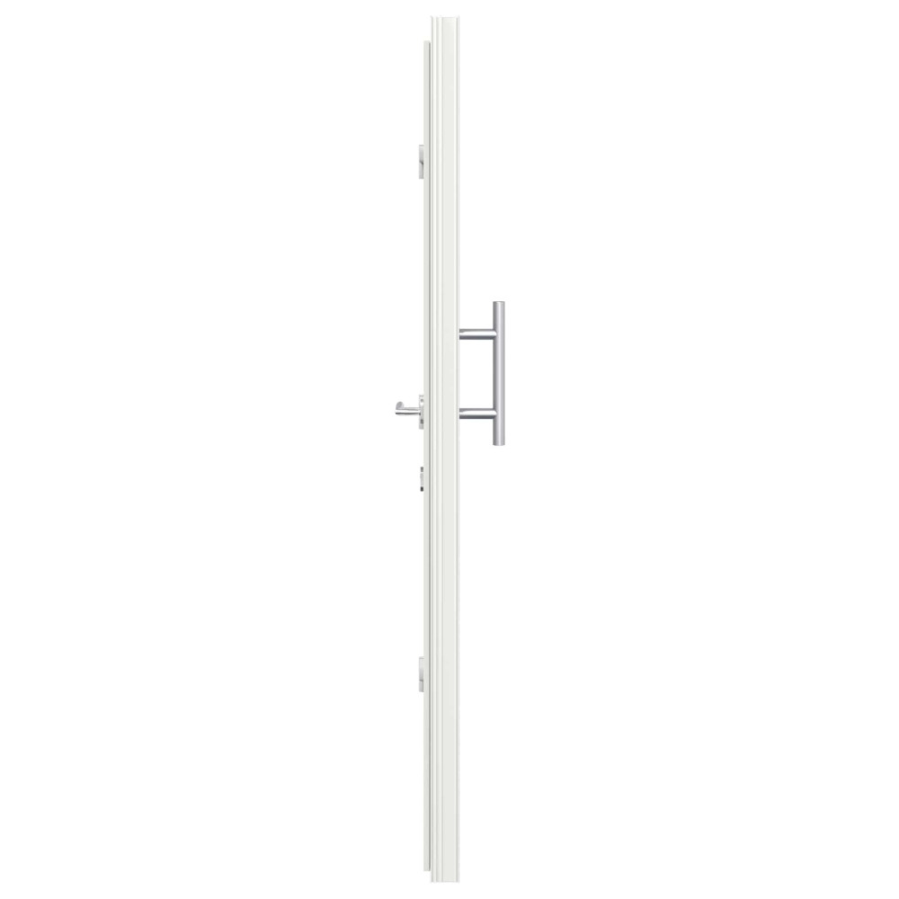 Produktbild för Framdörr Vit 108 x 208 cm PVC