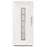 Produktbild för Framdörr Vit 98 x 200 cm PVC