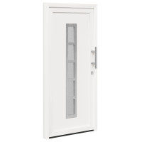 Produktbild för Framdörr Vit 108 x 208 cm PVC