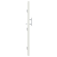 Produktbild för Framdörr Vit 108 x 208 cm PVC