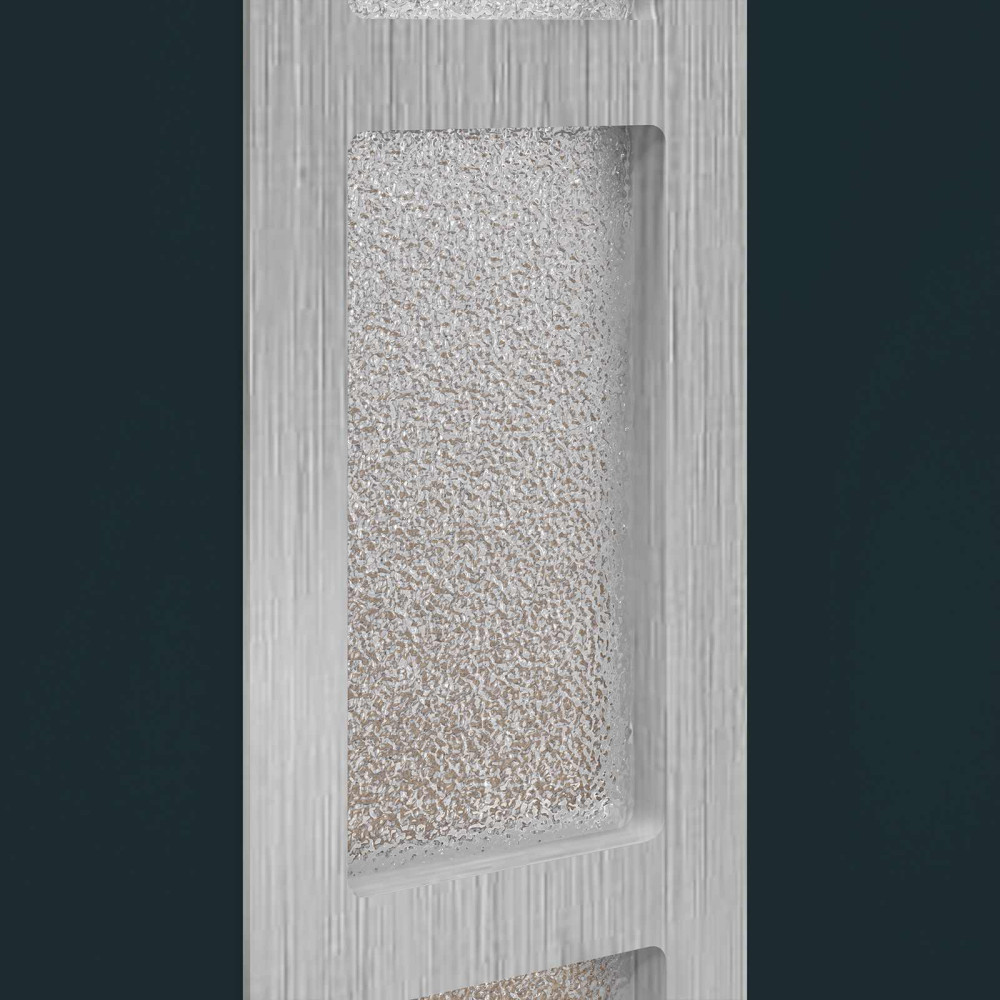 Produktbild för Framdörr Antracit 98 x 200 cm PVC