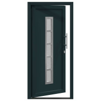 Produktbild för Framdörr Antracit 108 x 208 cm PVC