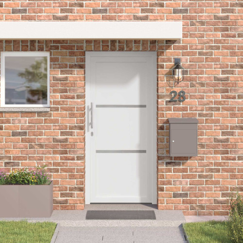 vidaXL Framdörr Vit 88 x 200 cm PVC