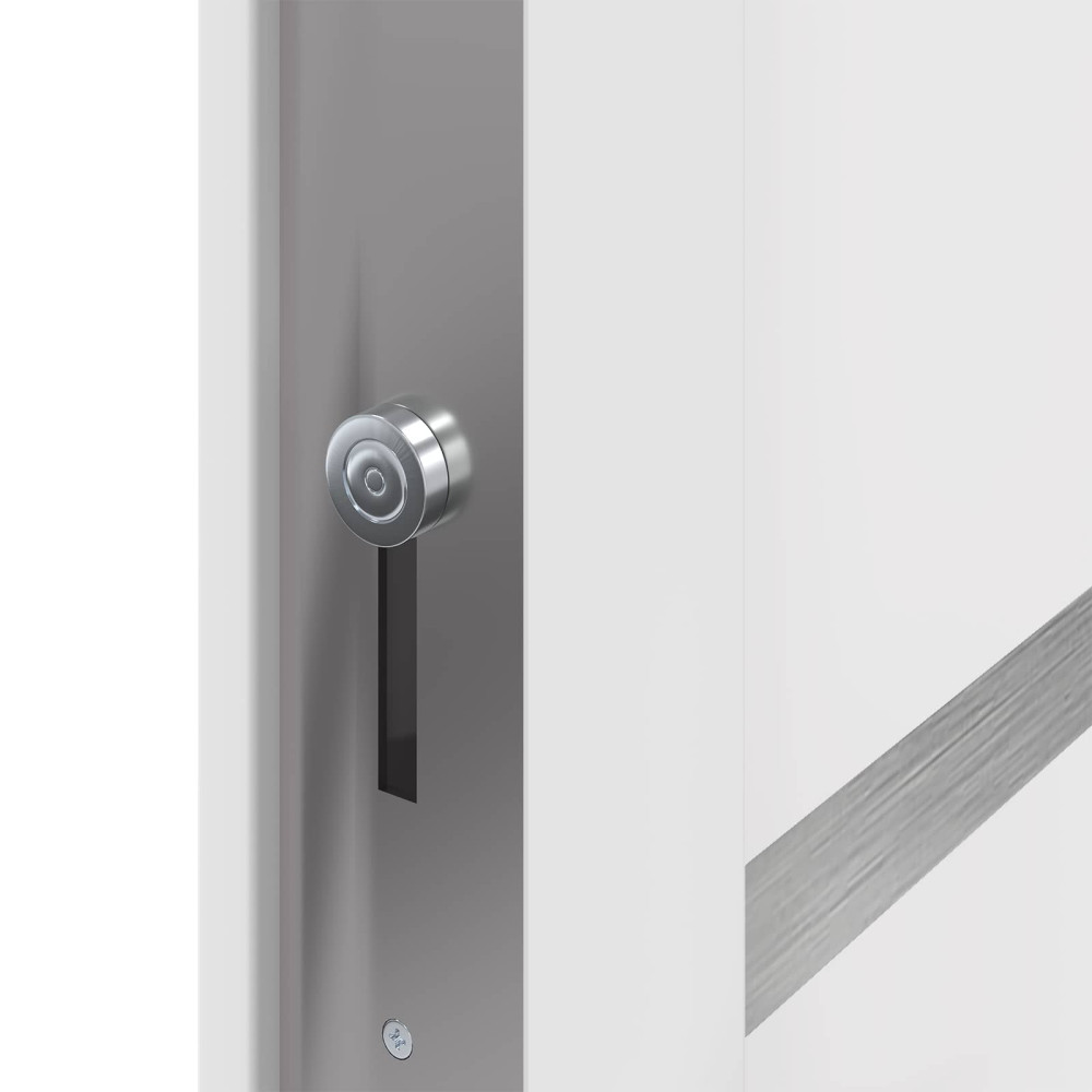 Produktbild för Framdörr Vit 88 x 200 cm PVC