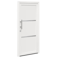 Produktbild för Framdörr Vit 88 x 200 cm PVC