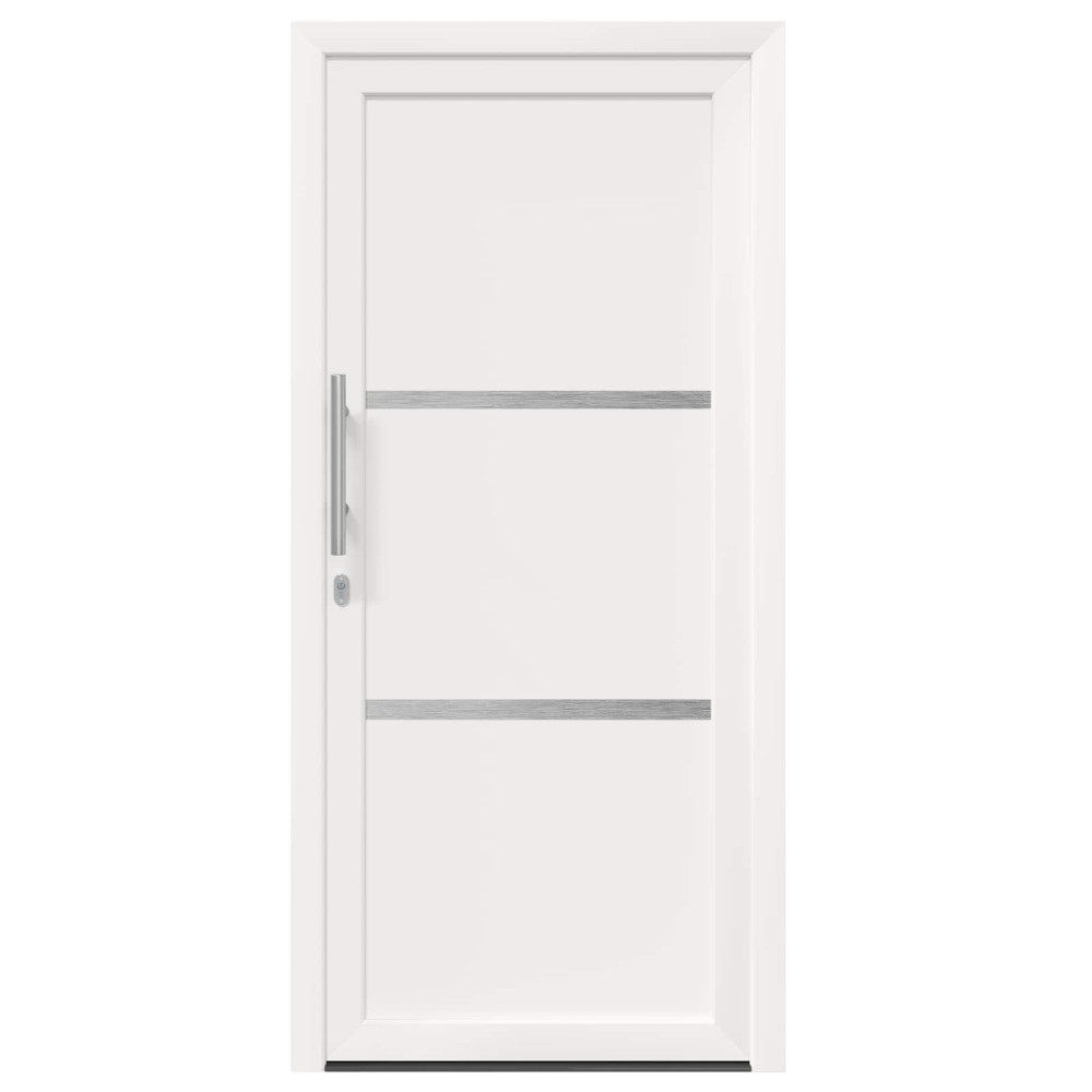 Produktbild för Framdörr Vit 88 x 200 cm PVC
