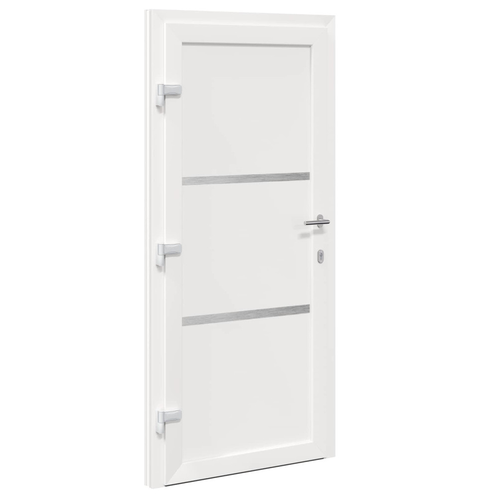 Produktbild för Framdörr Vit 88 x 200 cm PVC