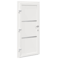 Produktbild för Framdörr Vit 88 x 200 cm PVC