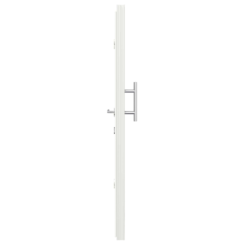 Produktbild för Framdörr Vit 108 x 208 cm PVC