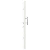 Produktbild för Framdörr Vit 108 x 208 cm PVC