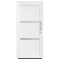 Produktbild för Framdörr Vit 88 x 200 cm PVC