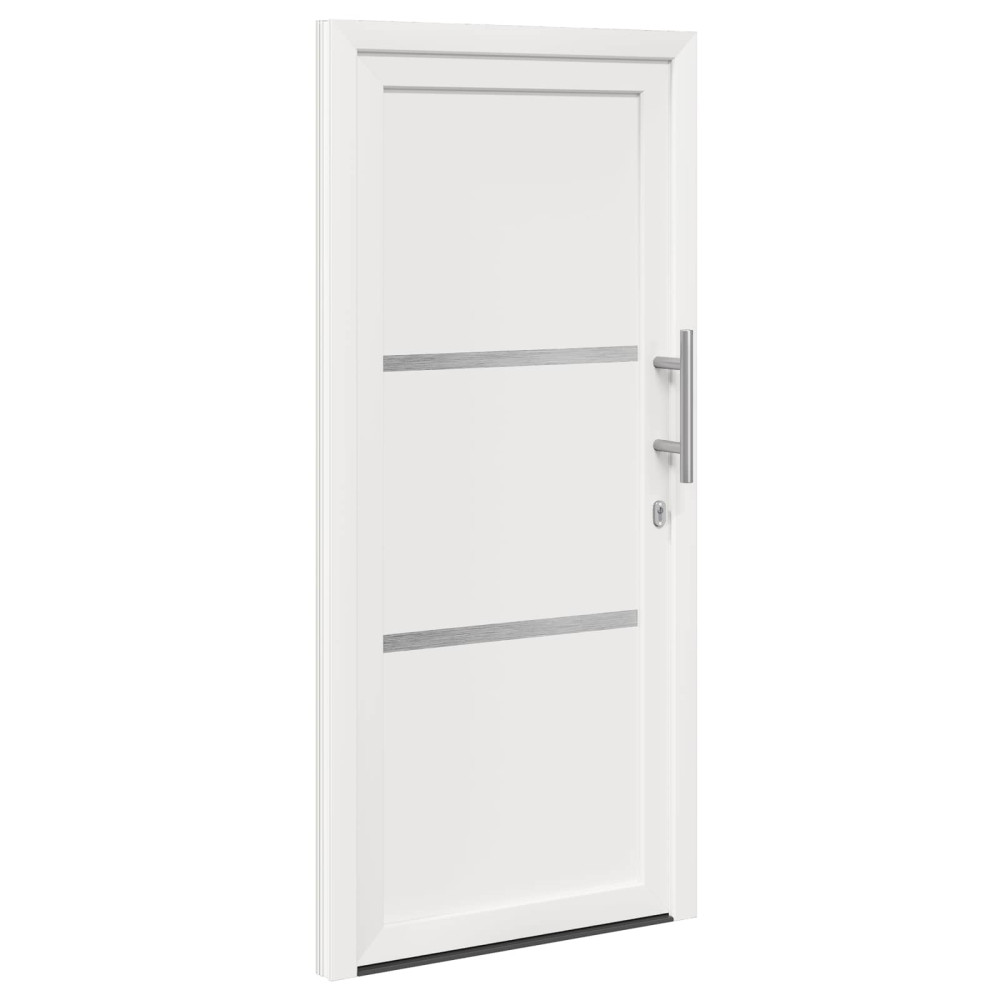 Produktbild för Framdörr Vit 98 x 208 cm PVC