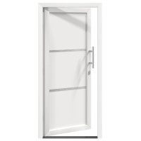 Produktbild för Framdörr Vit 98 x 208 cm PVC