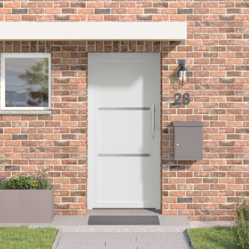 vidaXL Framdörr Vit 108 x 208 cm PVC